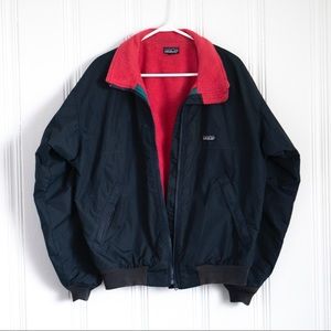 Vintage 90’s Patagonia Fleece Lined Bomber Jacket Navy US M